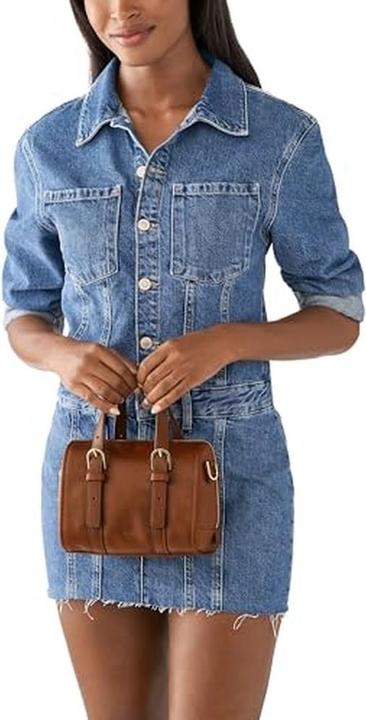 Image du produit Fossil Carlie Sac à bandoulière en cuir 19 cm