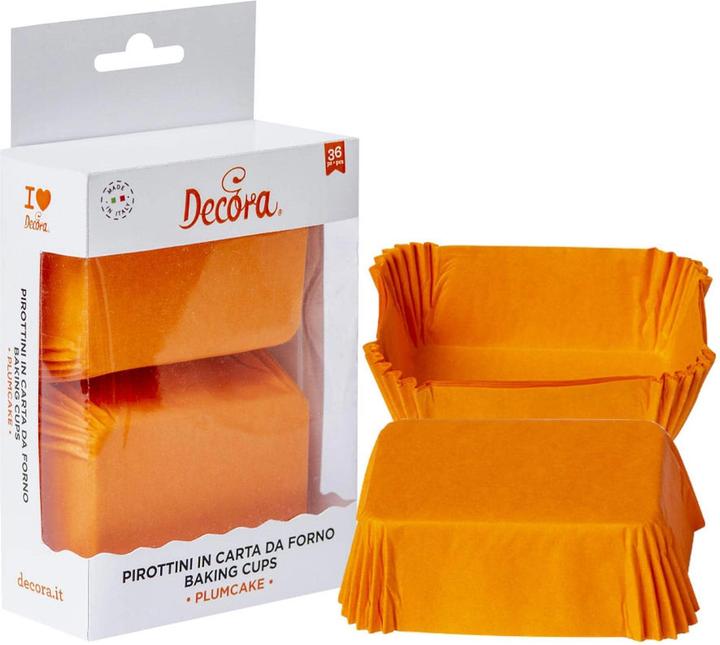 Produktbild Decora Mini-Cake-Backform 36 Stück, Orange (5 cm)