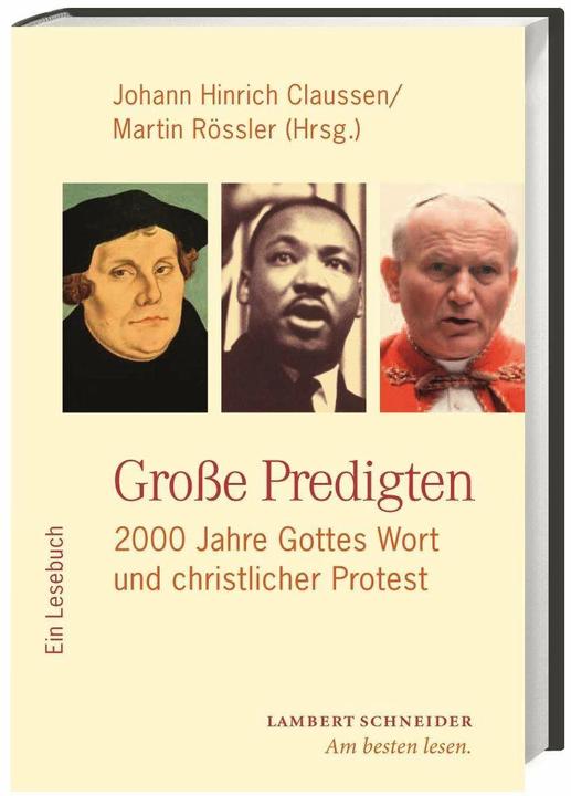 Immagine prodotto Grosse Predigten (Tedesco, Johann Hinrich Claussen, Martin Rössler, 2015)