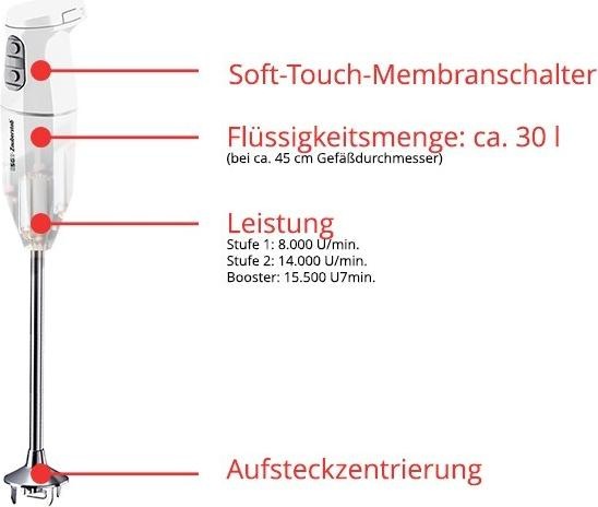 Produktbild ESGE Magic Wand Cordless PRO 95300 balta