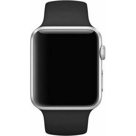 Thumbnail - Mercury pasek Silicon Apple Watch 38/40/ 41 mm czarny/black, Uhrenarmband, Schwarz
