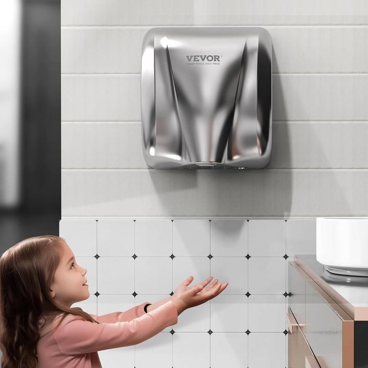 Actual product image Vevor Heavy Duty Commercial Hand Dryer
