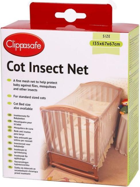 Clippasafe Zanzariera per letto 60x120 Nylon
