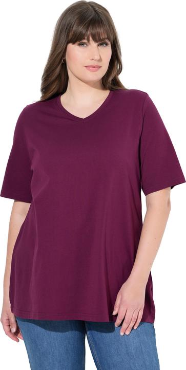 Produktbild Ulla Popken T-Shirts, 2er-Pack, V-Ausschnitt, Halbarm (58)