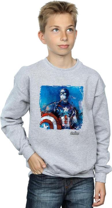 Produktbild Captain America Art Sweatshirt Jungen (140, 146)