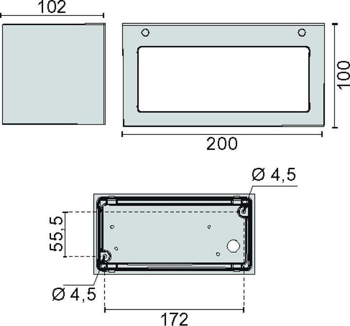 Produktbild Spittler PRISMA LED-Wandleuchte, Aluminium, anthrazit, 10 x 10 x 10 cm (827 lm)
