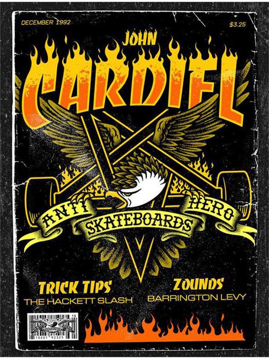 Actual product image Anti Hero Thrasher Collab (8.62")