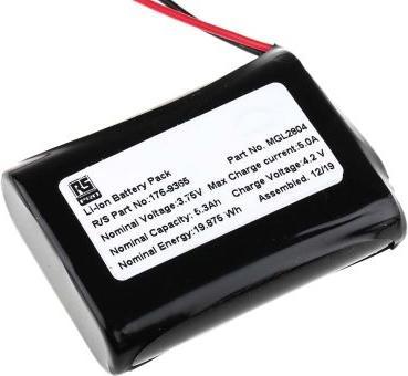 Actual product image RS PRO (800041): 1S1P MP174865, 3.75 V 5.3 Ah L (1 pcs., Device specific, 5300 mAh)