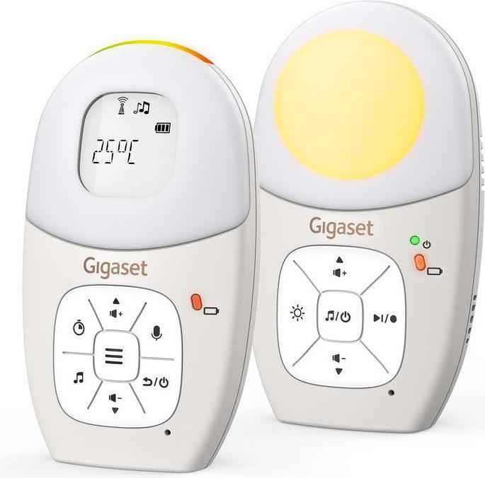 Produktbild Gigaset Baby 100 Audio Babyphone warm grey (Babyphone Audio, 300 m)