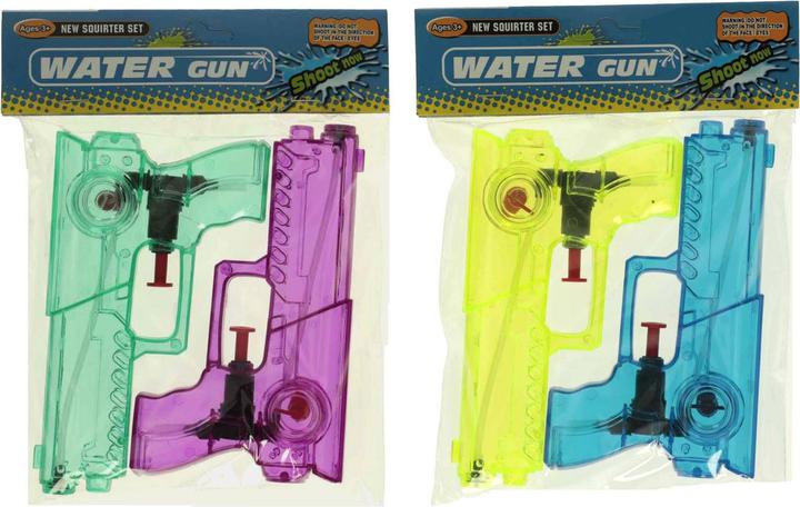 Actual product image Transparent water pistols, 2 pcs-assorted