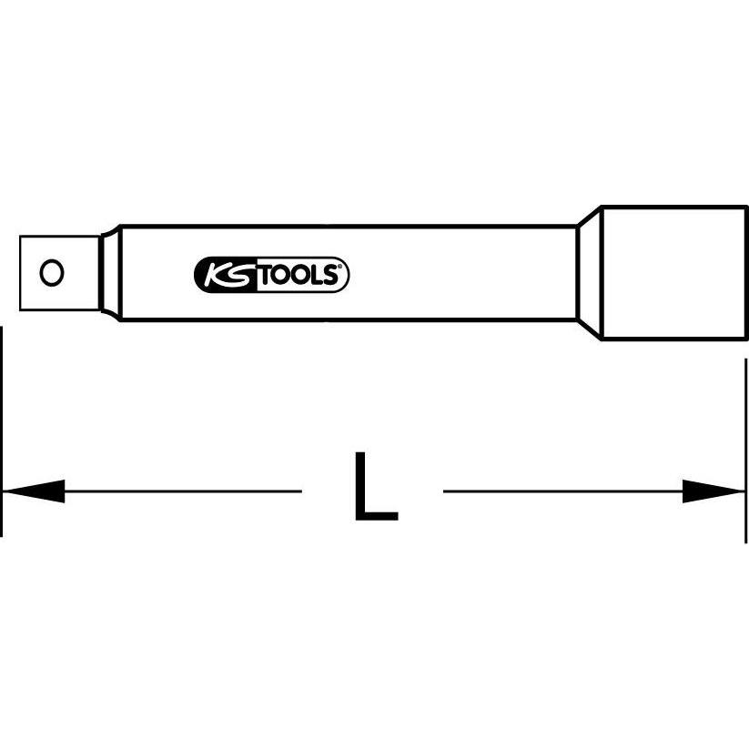 Thumbnail - KS Tools, Steckschlüssel + Stecknuss, 1/2" Verlängerung