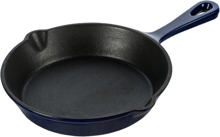 Image du produit poêle en fonte émaillée 15.5 cm, bleu (15.50 cm, Ensemble de casseroles et de poêles de cuisson, Fonte)
