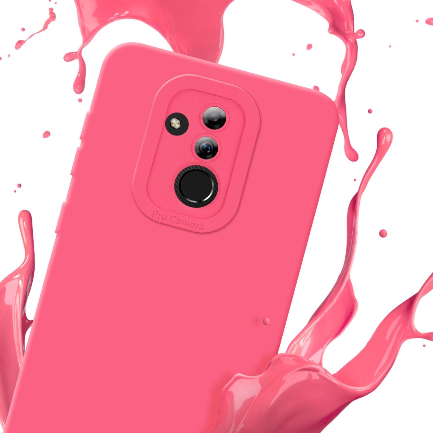 Thumbnail - Cadorabo Hülle für Huawei MATE 20 LITE im TPU Fluid LM162 Style (Huawei Mate 20 Lite), Smartphone Hülle, Rot