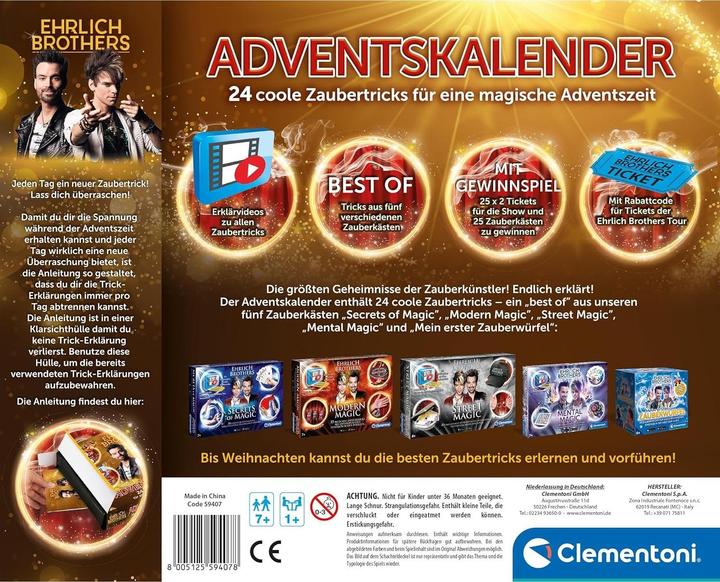 Produktbild Clementoni Ehrlich Brothers - Magie
