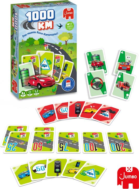 Produktbild Jumbo 1000 KM Kartenspiel (Deutsch, 2 - 6 Spieler)