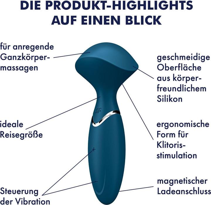 Produktbild Satisfyer Mini Wand-er - Blue