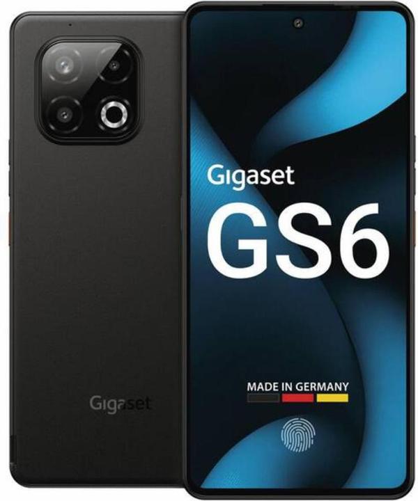 Gigaset GS6 Titanium Black (128 GB, Black, 6.67", Dual SIM, 5G)