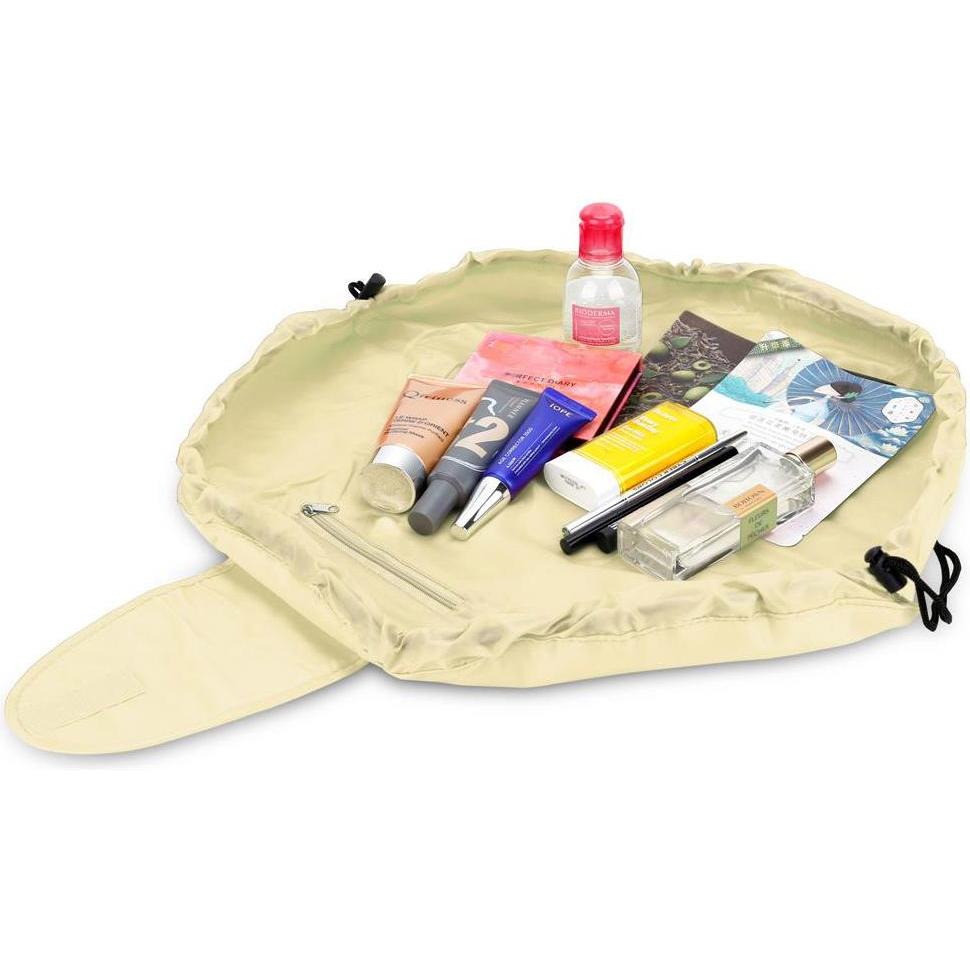 Thumbnail - Intirilife, Necessaire, Kosmetiktasche in CASHEW BEIGE, Transparent