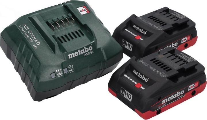 Immagine prodotto Metabo Avvitatore a batteria SSD 18 LTX 200 BL (602396800) custodia in plastica 18V 2x LiHD + ASC 30-36 V (Batteria ricaricabile)