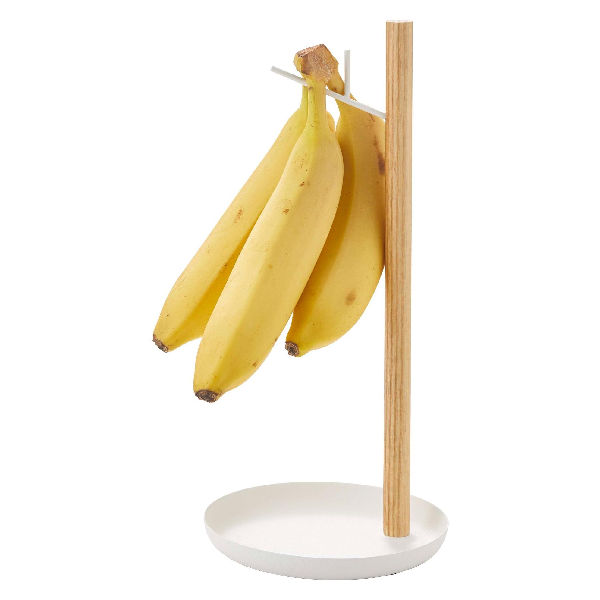 Yamazaki Bananenständer Tosca, Keuken Organisatoren, Wit