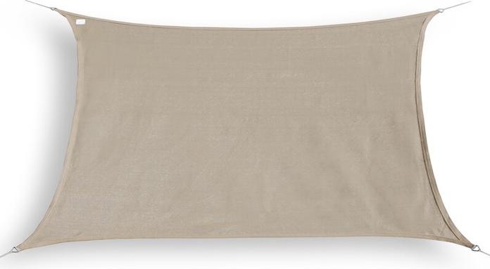 Actual product image Swisshandel24 Sun sail waterproof rectangle 2.5x3m, taupe (2.5 x 3 m)