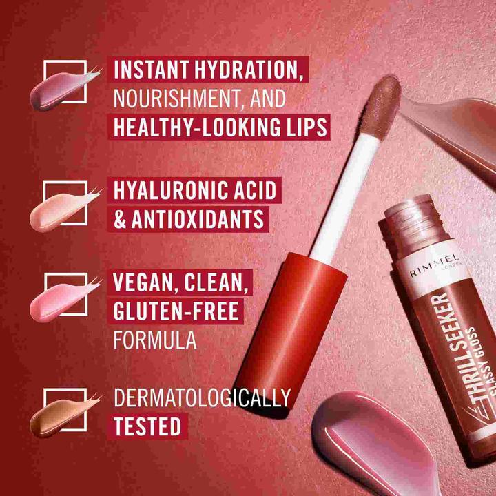 Produktbild Rimmel London Thrill Seeker Glassy Gloss 700 Sprinkled Sugar (700 Sprinkled Sugar)