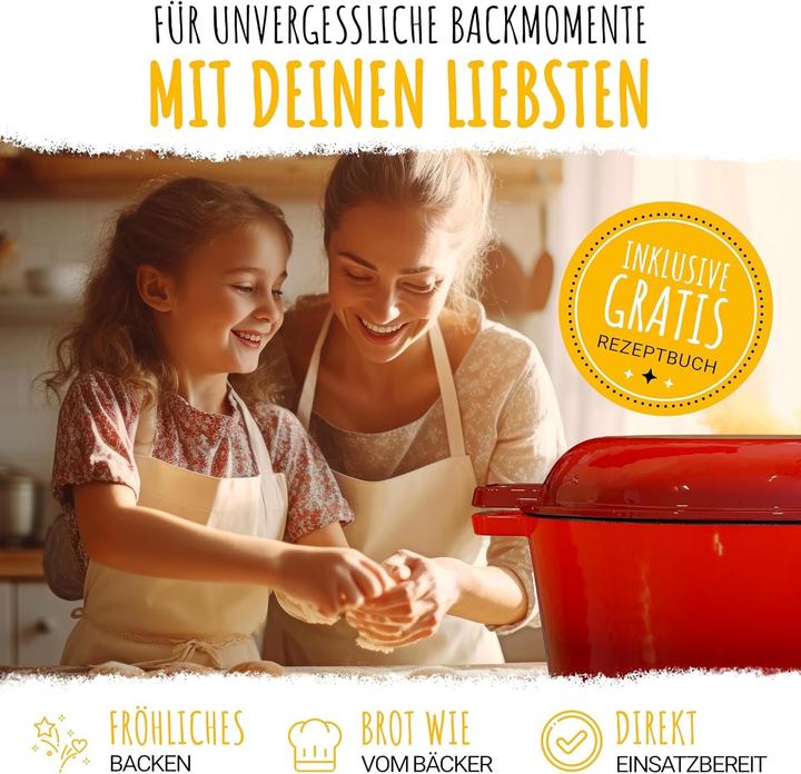 Image du produit Schmorgold Brotbacktopf (26 cm, Cocotte + faitout, Fonte)