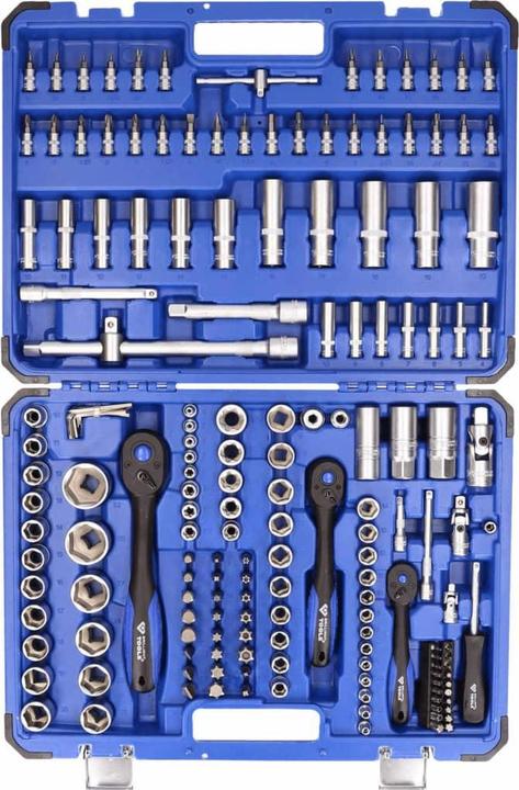 Actual product image Brilliant Tools Socket set, 172 pcs, 1/4, 3/8, 1/2 (3/8", 1/4", 1/2")