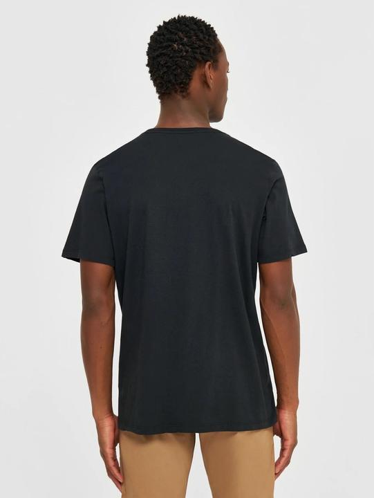 Produktbild KnowledgeCotton Apparel Basic Tee Black Jet (XL)