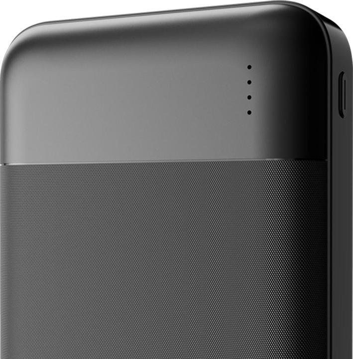 Produktbild Dudao Powerbank K18-1W 10000mAh USB-A / USB-C / Micro USB - black (10000 mAh, 10 W, 37 Wh)