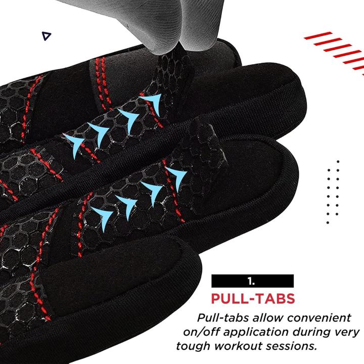 Image du produit Rdx Gants de musculation W1 – Gants entiers (M)