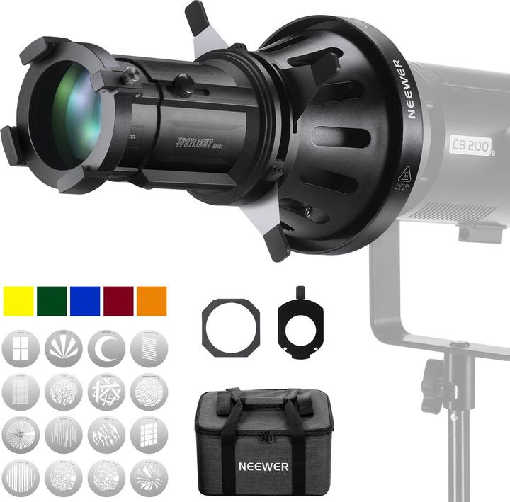 Actual product image Neewer 20° Bowens Mount Spotlight With Bag (Snoot)