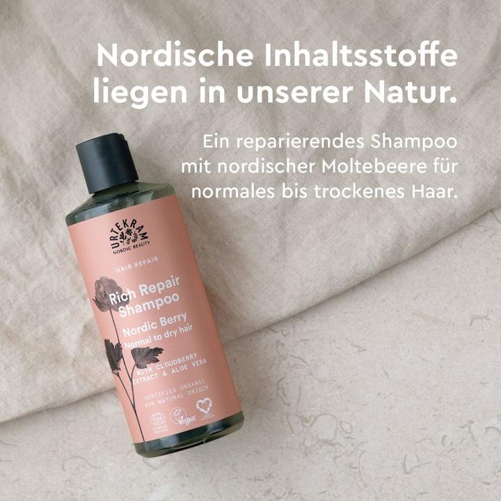 Produktbild Urtekram - Shampoo Nordic Berry (Flüssiges Shampoo, 500 ml)