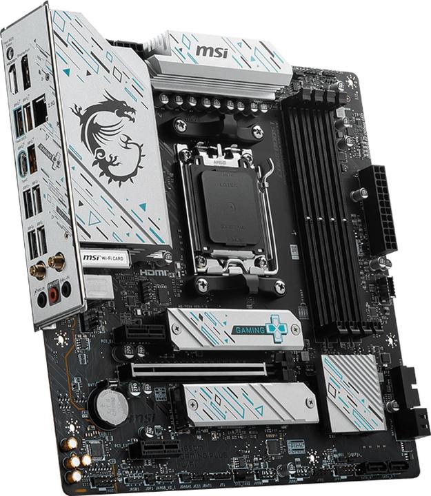 Produktbild MSI B650M GAMING PLUS WIFI (AM5, AMD B650, mATX)