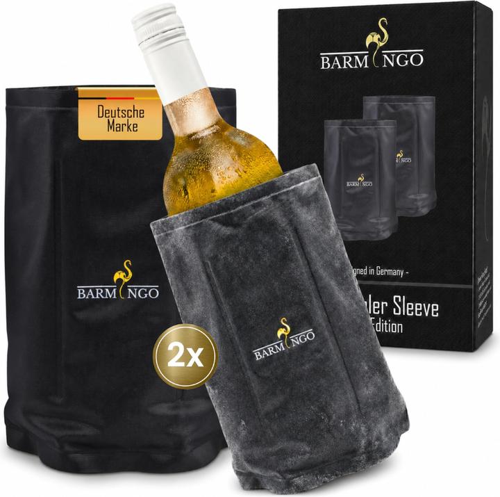 Barmingo Weinkühler Manschetten, 2er-Set, für Sekt & Champagner