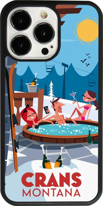 Actual product image PhoneLook Cover Silicone Black Crans-Montana Mountain Jacuzzi (Apple iPhone 13 Pro)