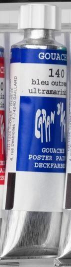 Image du produit Caran d'Ache Gouache Studio Tube 10ml (Bleu outremer, 10 ml)