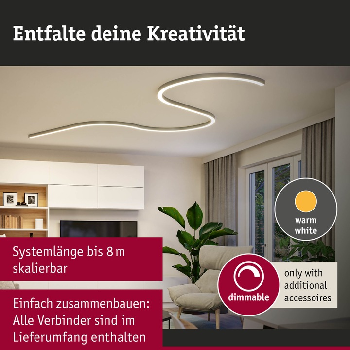Produktbild Paulmann Lichtkanalsystem Linion Lichtkanal (2670 lm)