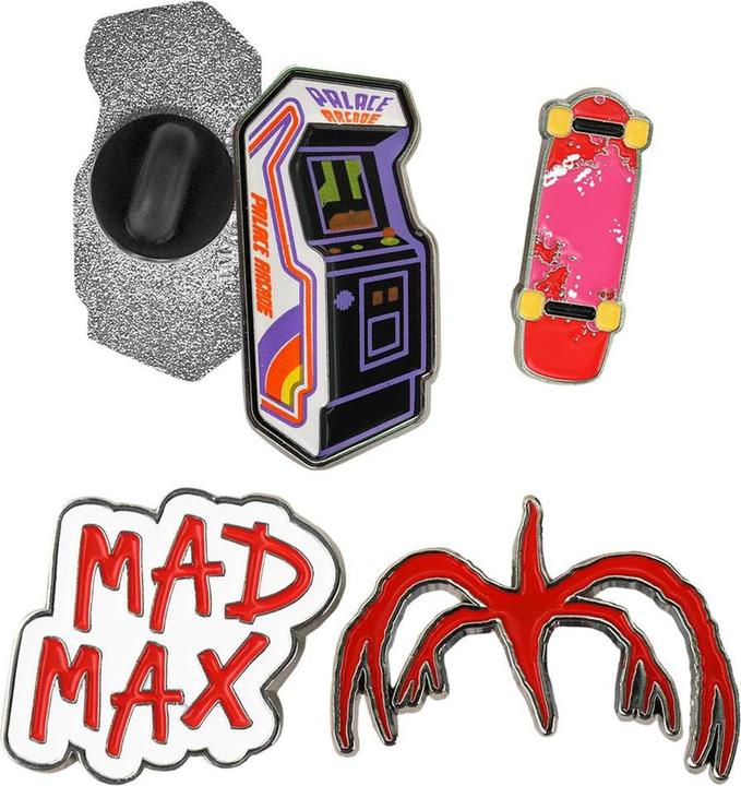 Actual product image Cinereplicas Stranger Things Pins 4-Pack Season 2