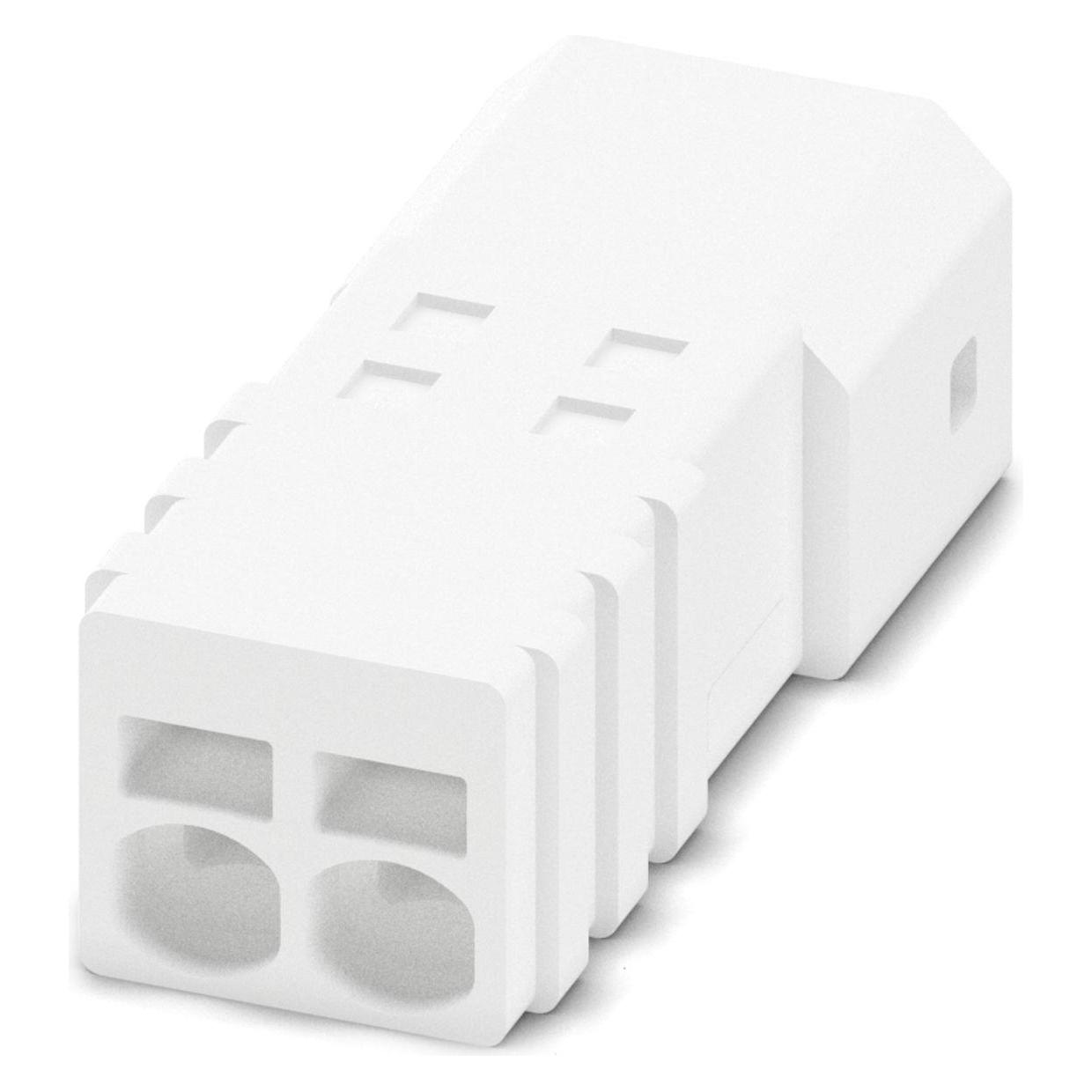 Phoenix Contact Contactdoosbehuizing kabel PTSM Aantal polen Totaal 2 Tussenruimte: 2,5 mm 1709450 250 st., Kabels + Stekkers, Wit
