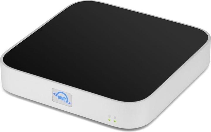 OWC 12.0TB (HDD) miniStack STX Stackable Storage and Thunderbolt Hub Xpansion Solution - Silver (M.2 2242)