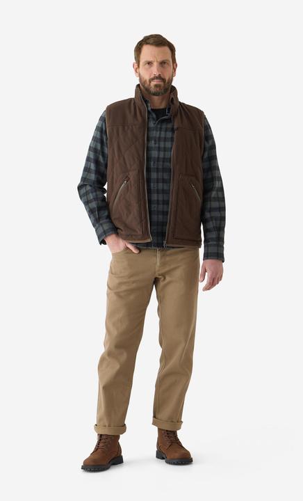 Produktbild Solognac Weste 500 wattiert geräuscharm braun (S)