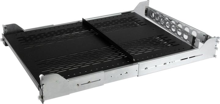 Actual product image StarTech 2u Vented Sliding Rack Shelf