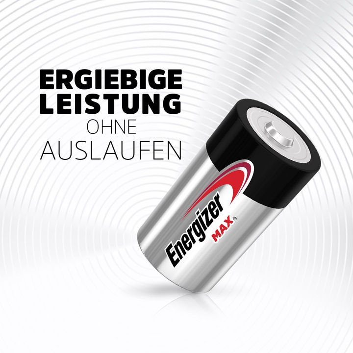 Image du produit Energizer Max Alcaline (2 pcs, D)