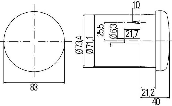 Image du produit Hella Feu arrière de brouillard halogène 2NE 302 252-037