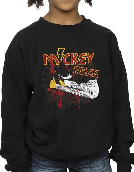 Image du produit Disney - Sweat MICKEY MOUSE SMASH GUITAR ROCK - Fille (140, 146)