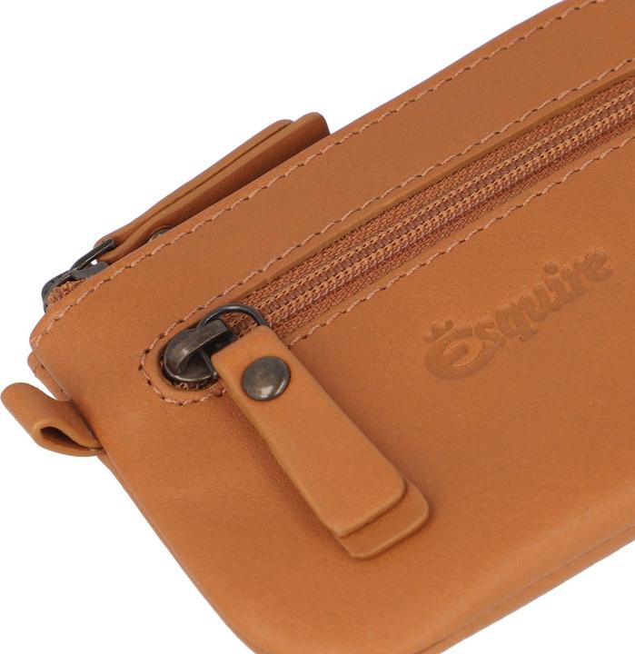 Actual product image Esquire Peru leather key pouch 11 cm