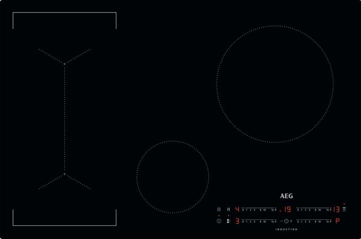 Produktbild AEG IKB84443IB Schwarz Einbau-Induktionskochfeld 77 cm 4 Herd(e)