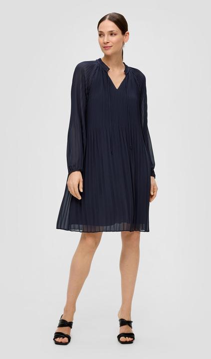 Image du produit S.Oliver Kleid Plissiertes Kleid aus Chiffon (40)