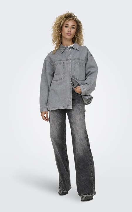 Image du produit Only Onlemmie L/S Shirt Grey Dnm Azg Noos (XL)